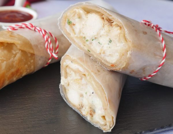 Chicken Malai Boti Roll