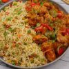 Chicken Manchurian With Rice